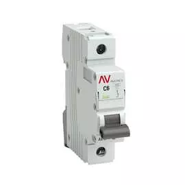 Автоматический выключатель EKF AV-10 AVERES mcb10-1-06C-av