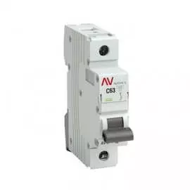 Автоматический выключатель EKF AV-10 AVERES mcb10-1-63C-av