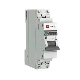 Автоматический выключатель EKF PROxima ВА 47-63 mcb4763-1-63B-pro