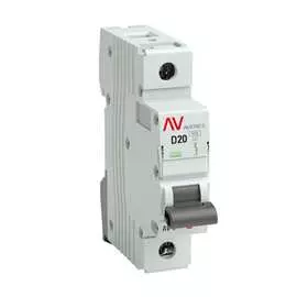 Автоматический выключатель EKF AV-10 AVERES mcb10-1-20D-av