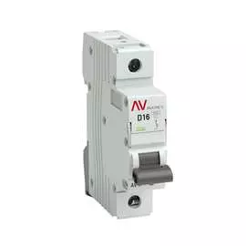 Автоматический выключатель EKF AV-10 AVERES mcb10-1-16D-av