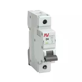 Автоматический выключатель EKF AV-10 AVERES mcb10-1-04D-av