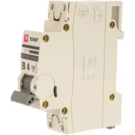 Автоматический выключатель EKF ВА 47-63 PROxima mcb4763-1-04B-pro