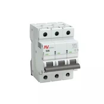 Автоматический выключатель EKF AVERES AV-10 mcb10-3-25D-av