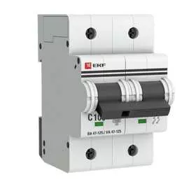 Автоматический выключатель EKF ВА 47-125 PROxima mcb47125-2-100C