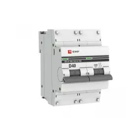 Автоматический выключатель EKF ВА 47-100 PROxima mcb47100-2-40D-pro