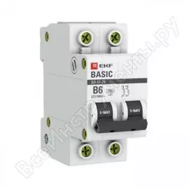 Автоматический выключатель EKF mcb4729-2-06-B