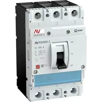Автоматический выключатель EKF AV POWER-1/3 AVERES mccb-13-125H-TR-av