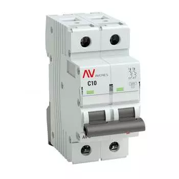 Автоматический выключатель EKF AV-10 AVERES mcb10-2-10C-av
