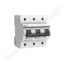 Автоматический выключатель EKF ВА 47-125 PROxima mcb47125-3-100D