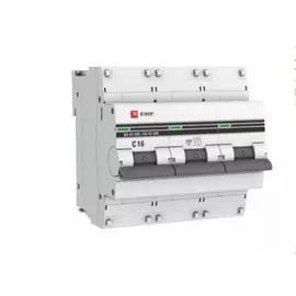 Автоматический выключатель EKF ВА 47-100 PROxima mcb47100-3-16C-pro
