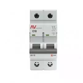 Автоматический выключатель EKF AV-6 AVERES mcb6-2-10C-av