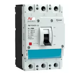 Автоматический выключатель EKF AV POWER-1/3 mccb-13-100-6.0-av