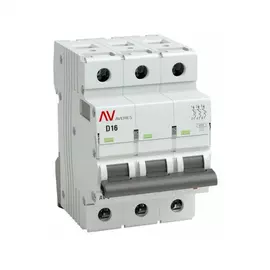 Автоматический выключатель EKF AVERES AV-6 mcb6-3-16D-av