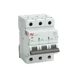 Автоматический выключатель EKF AVERES AV-6 mcb6-3-01D-av