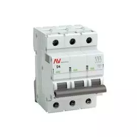 Автоматический выключатель EKF AVERES AV-6 mcb6-3-04D-av