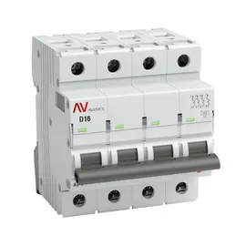 Автоматический выключатель EKF AVERES AV-6 mcb6-4-16D-av