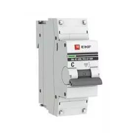 Автоматический выключатель EKF PROxima ВА 47-100 mcb47100-1-16C-pro