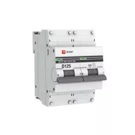 Автоматический выключатель ekf proxima ва 47-100, 2p, 125а, 10ka sqmcb47100-2-125d-pro
