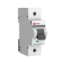 Автоматический выключатель EKF PROxima ВА 47-125 mcb47125-1-100D