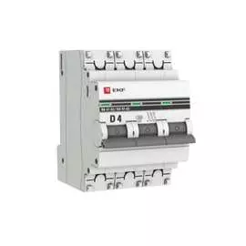 Автоматический выключатель EKF PROxima ВА 47-63 mcb4763-3-04D-pro