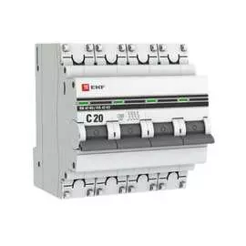 Автоматический выключатель EKF PROxima mcb4763-4-20C-pro