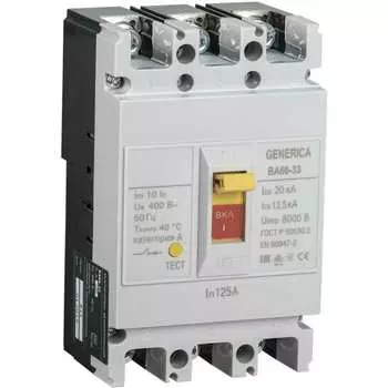Автоматический выключатель GENERICA ВА66-33 SAV20-3-0125-G