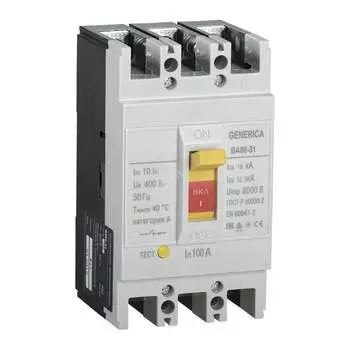 Автоматический выключатель GENERICA ВА66-31 GENERICA SAV10-3-0100-G