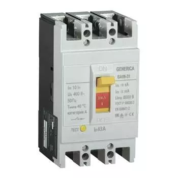 Автоматический выключатель GENERICA ВА66-31 SAV10-3-0063-G