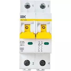 Автоматический выключатель IEK ВА47-60M MVA31-2-025-C
