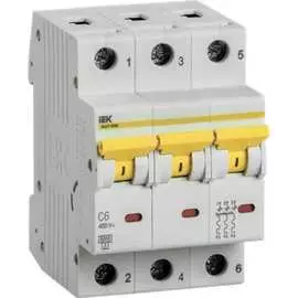 Автоматический выключатель IEK ВА47-60M MVA31-3-006-C