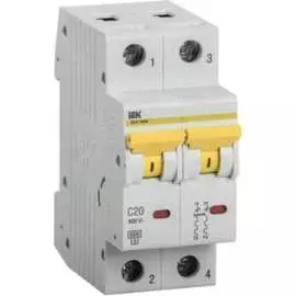 Автоматический выключатель IEK ВА47-60M MVA31-2-020-C