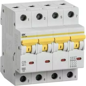 Автоматический выключатель IEK ВА47-60M MVA31-4-025-C