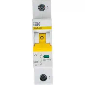 Автоматический выключатель IEK ВА47-60M MVA31-1-006-D