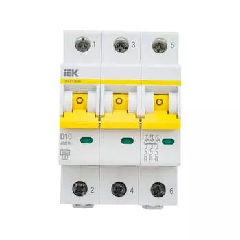 Автоматический выключатель IEK ВА47-60M MVA31-3-010-D