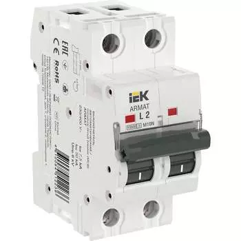 Автоматический выключатель IEK armat m10n AR-M10N-2-L002