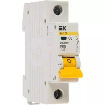 Автоматический выключатель IEK ВА47-29 MVA20-1-006-C