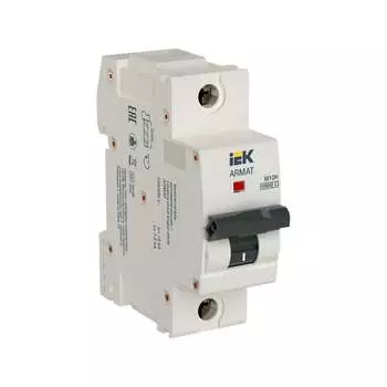 Автоматический выключатель IEK ARMAT M10H 1P B 100A AR-M10H-1-B100