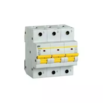 Автоматический выключатель IEK ВА47-150 MVA50-3-080-D