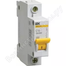 Автоматический выключатель IEK ВА47-29 MVA20-1-016-C