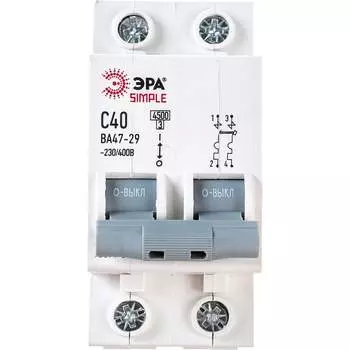 Автоматический выключатель ЭРА SIMPLE ВА 47-29 Б0039233