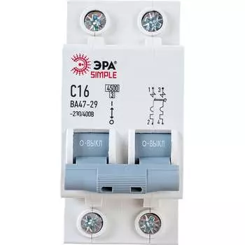 Автоматический выключатель ЭРА SIMPLE ВА 47-29 Б0039229