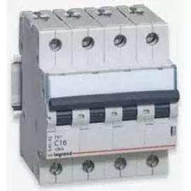 Автоматический выключатель legrand tx3 c6a 4п 6000 404067