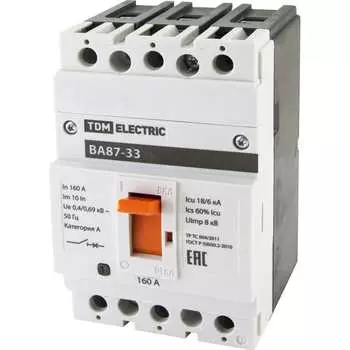 Автоматический выключатель TDM ELECTRIC ВА87-33 SQ0751-0028