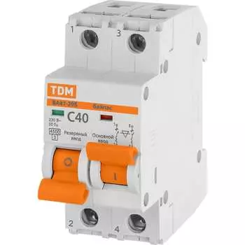 Автоматический выключатель TDM ELECTRIC ва47-29б SQ0206-0404