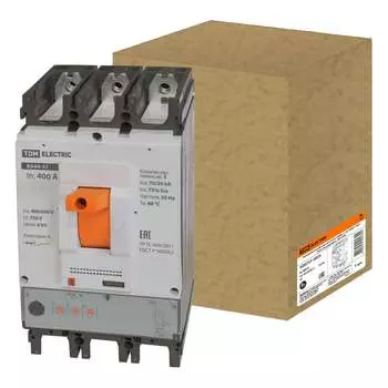 Автоматический выключатель TDM ELECTRIC ВА89-37 3Р 400А 70кА SQ0751-0055