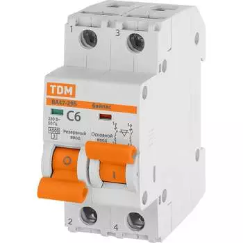 Автоматический выключатель TDM ва47-29б SQ0206-0406