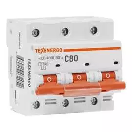 Автоматический выключатель texenergo ва 47100 3п 80а 10ка характеристика с tam310c080-1
