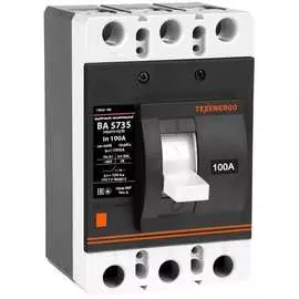 Автоматический выключатель texenergo ва 57 35-340010 100а new sav57-100