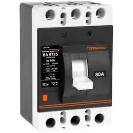 Автоматический выключатель texenergo ва 57 35-340010 80а new sav57-080